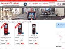 Tablet Screenshot of leica-disto.com